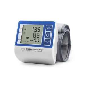 Blood pressure wrist esperanza vigor ecb001, measurement of the systolic (sys) and diastolic (dia) blood pressure and pulse (p), detection of cardiac Thumbnail 2