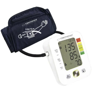 Blood Pressure Arm Esperanza VERVE ECB003,  Measurement of the systolic (SYS) and diastolic (DIA) blood pressure and pulse (P), Detection of cardiac a