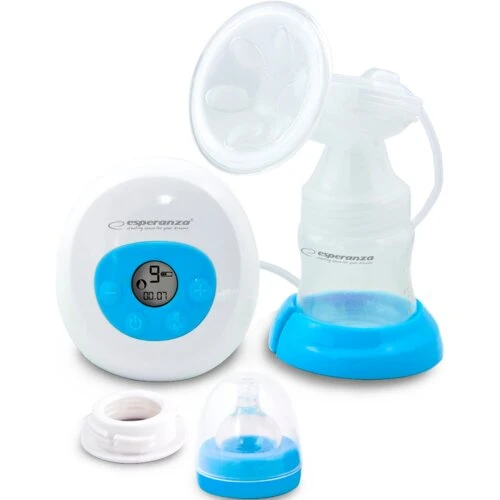 Breast pump electric esperanza bebita ecm001b, pressure: 0.32 bar, 2 working modes: stimulation and suction, 9 suction levels, 5 stimulation levels, b 5