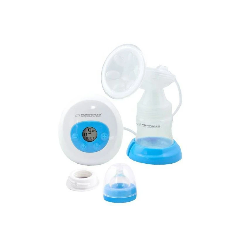 Breast pump electric esperanza bebita ecm001b, pressure: 0.32 bar, 2 working modes: stimulation and suction, 9 suction levels, 5 stimulation levels, b 4