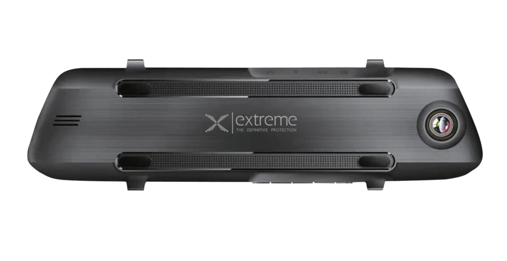Car video recorder extreme imager xdr106, with rear camera, wide mirror, resolution of recorded movies: front camera: 1080p, 720p, rear camera: 720p , 2