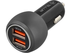 Usb car charger - tellur fcc8, 2xusb (qc 3.0 + 6a), 36w, black tll151261 Thumbnail 2