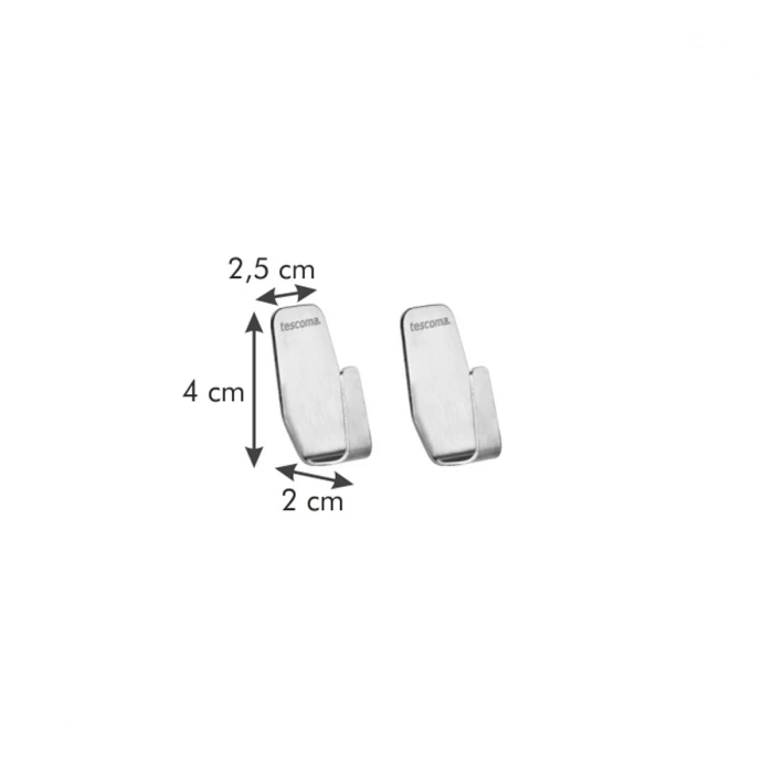 420844 cirlige adezive inox presto, 2 buc, mari 2