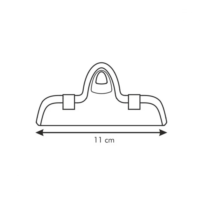 420764 clipsa pentru pachete 11 cm, 2 buc presto 2