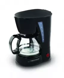 Coffee maker esperanza robusta ekc006, 0,6l, 650w, permanent & washable filter anti-drip system, auto switch-off, modern design, electric cable length 2