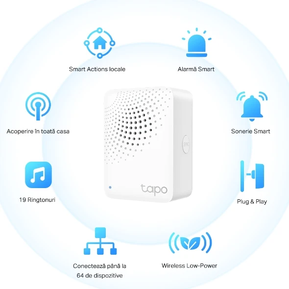 Tp-link, tapo h100 | smart hub with chime 2