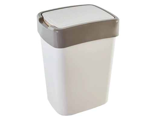 Coș de gunoi aleana euro 25l, plastic, cu capac, model 123067 4