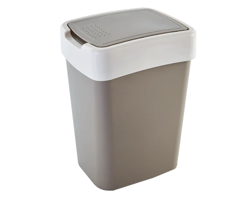 Coș de gunoi aleana euro 25l, plastic, cu capac, model 123067 5