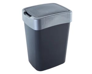 Coș de gunoi aleana euro 25l, plastic, cu capac, model 123067 Thumbnail 2