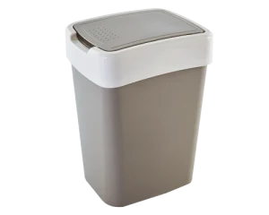 Coș de gunoi aleana euro 25l, plastic, cu capac, model 123067 Thumbnail 5