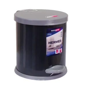 Cos gunoi inox hermes 12.0 l, cu pedala, black Thumbnail 3