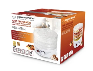 Dehydrator esperanza delicatesse ekd003, 4 transparent trays, strong power 250w Thumbnail 2