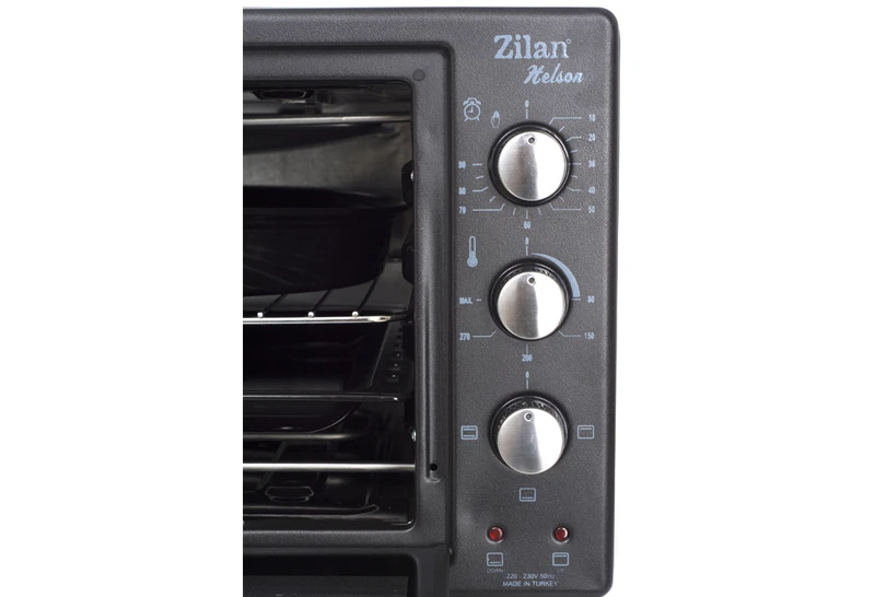 Electric oven zilan zln3130 helson black 45l, 1 x enamel round tray, 1 x enamel square tray 3