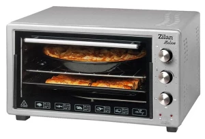 Electric Oven Zilan ZLN3130 Helson grey 45L, 1 x enamel round tray, 1 x enamel square tray
