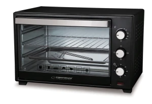 Electric oven esperanza prosciutto eko008, 20l, power: 1600w, temperature: 0°c - 250°c, timer: 0-60 minutes, 3 heating functions available, crumb tray