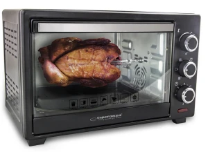 Electric oven esperanza napoli eko006, 25l, convection, power: 1600w, temperature: 0°c - 250°c, timer: 0-60 minutes, 5 heating functions, crumb tray,
