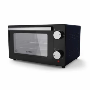 Electric Oven BROCK TO 9001 B 9L, 650W, 2 quartz heating tubes, Double glass, Temperature: 100°C - 230°C, acc: (baking tray, tray, handle)