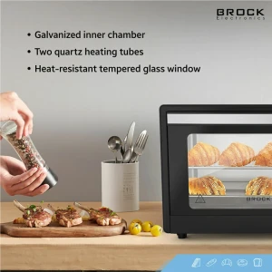 Electric oven brock to 9001 b 9l, 650w, 2 quartz heating tubes, double glass, temperature: 100°c - 230°c, acc: (baking tray, tray, handle) Thumbnail 11