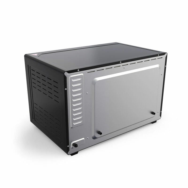 Electric oven brock to 3001 bk, black 30l, 1600w, convection function, double glass, temperature: 100°c - 230°c, heating functions: off / heating from 4