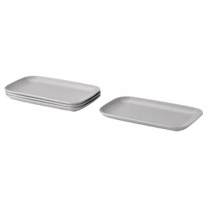 Farfurie ceramica rectangulara 30x18cm multicolor 2