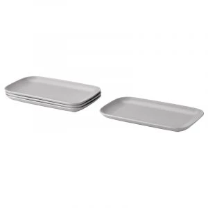 Farfurie ceramica rectangulara 30x18cm multicolor