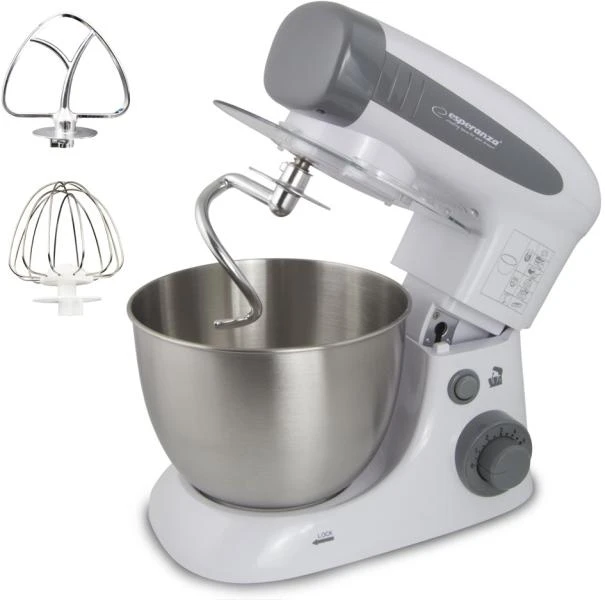 Food processor esperanza cooking assistant ekm024 800w ;  protection class:  i; power consumption: 800 w; stainless steel bowl capacity: 4l; 6 speeds 3