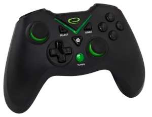 Gamepad esperanza pirate egg114k  black,  2 analog sticks, 12 action buttons, 2 modes (analog and digital), 8-directional d-pad, pc win / xbox one, x/s compatible, usb port Thumbnail 3