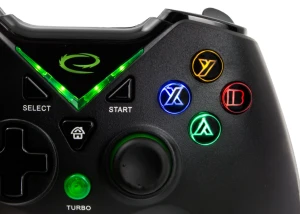 Gamepad esperanza pirate egg114k  black,  2 analog sticks, 12 action buttons, 2 modes (analog and digital), 8-directional d-pad, pc win / xbox one, x/s compatible, usb port