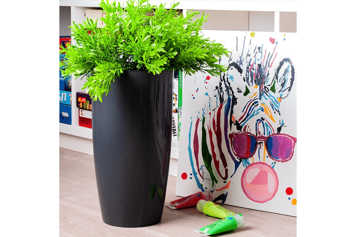 115043 ghiveci de flori alfa d22*41.5 cm aleana 14