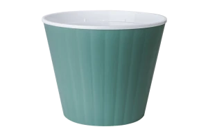 114034 ghiveci de flori "ibis" cu fund dublu 15,7x13,0cm