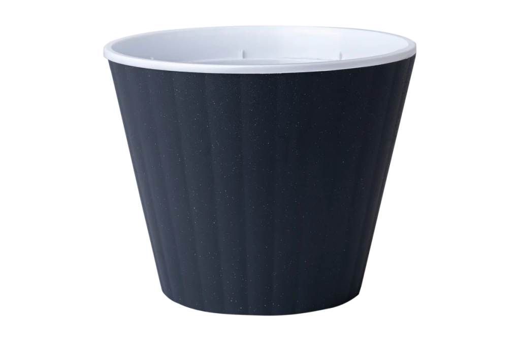 114036 ghiveci de flori "ibis" cu fund dublu 17,9x14,7cm 12