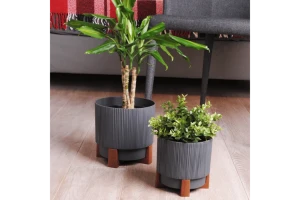 128023 ghiveci oslo cu insertie si suport decorartiv d16 cm aleana