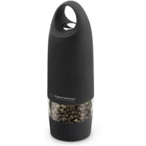 Grinder esperanza muntok ekp003k black, led illumination during use adjustable grinding thickness length: 17cm diameter: 5cm power: 4* aa batteries (n Thumbnail 2