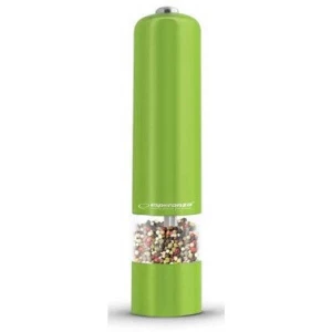 Grinder esperanza malabar ekp001g green,  led illumination during use adjustable grinding thickness length: 23cm diameter: 5cm power: 4* aa batteries