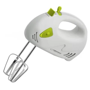 Hand mixer esperanza muffin ekm007g,  150w, ajustable speeds; 2x dough hook, 2x beater