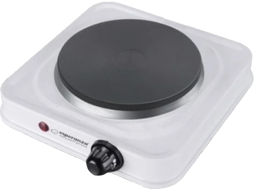 Electric hot plate esperanza st.helens ekh013w white, 1000w 5 temperature 2