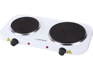Electric hot plate esperanza yellowstone ekh014w white, 2500w (1x1500w, 1x1000w)
