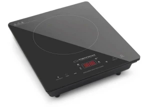 Induction Hot Plate Esperanza VESUVIUS EKH009 Black,  2000W, Cooking surface:  Unpolished black crystal glass 12-20cm, 50%  cooking time savi