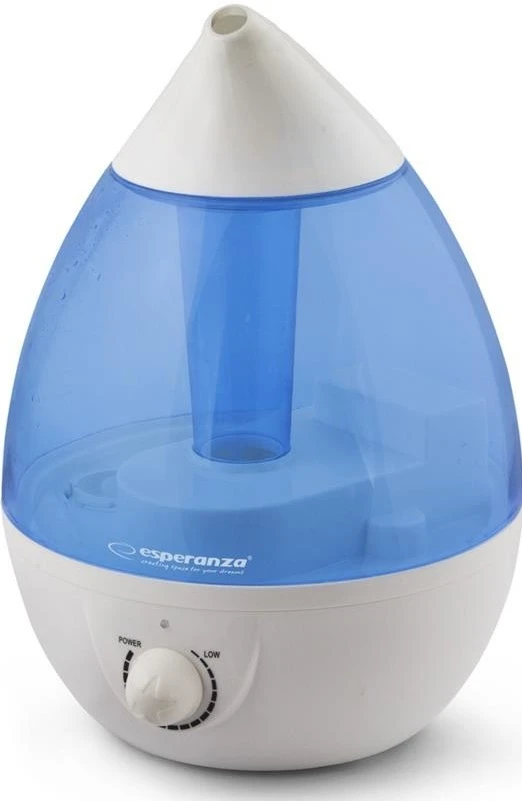 Humidifier esperanza cool vapor eha005 tank capacity 2,6 l, power 25 w, steam output 300 ml / hr, 8,5 hours of continuous operation without refilling, 3