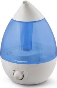 Humidifier Esperanza COOL VAPOR EHA005 Tank capacity 2,6 L, Power 25 W, Steam output 300 ml / hr, 8,5 hours of continuous operation without refilling,