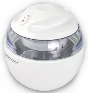 Ice Cream Maker Esperanza VANILLA EKI001, Freezer bucket capacity: 0.6 L, Max volume of ice cream mixture: 0.3 L, Time to freeze a freezer bucket: 12