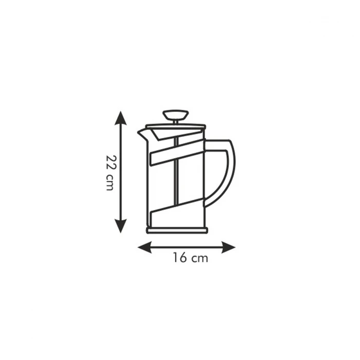 646634 infuzor pentru ceai si cafea teo 1.0 l 2