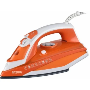 Утюг brock bsi 5503 or мощностью 2600 вт, с керамической подошвой и резервуаром для воды (объемом 320 мл).