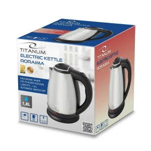 Чайник titanium roraima tkk102x 1850w, inox metal  1.8 l Thumbnail 4