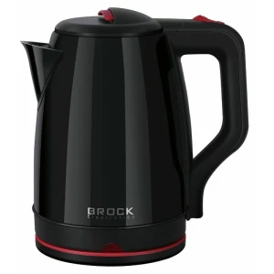 Kettle brock wk 5518 bk, inox double-walled kettle 1500w, 2.2l, kettle with 360° base. hidden heating element. safety locking lid. automatic and manua Thumbnail 2