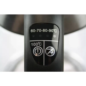 Kettle brock wk 2106 ll, glass black with led light and temperature controller  2200w, 1.8l, the kettle will heat the water up to 60°c, 70°c, 80°c and Thumbnail 5