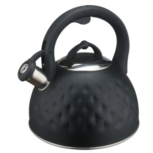 Kettle la cuisinette mwk 003 bk, black, 3l. capacity: 3.0 l. made of high quality stainless steel. whistling function indicates boiling. specially des