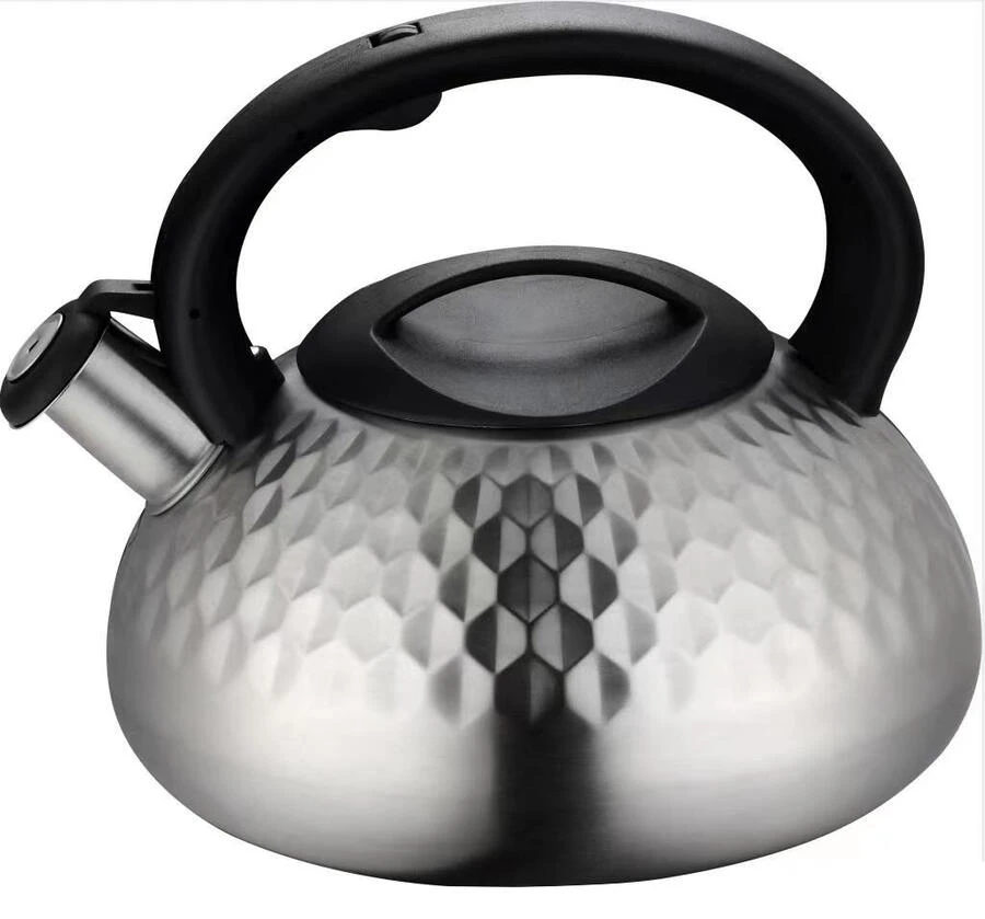Kettle la cuisinette mwk 004, 3l. capacity: 3.0 l. made of high quality stainless steel. whistling function indicates boiling. specially designed for 2