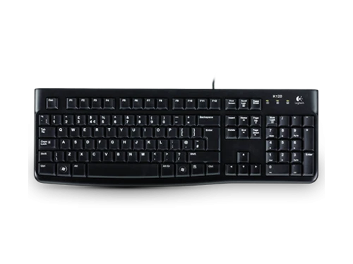 Logitech keyboard k120 for business, usb, oem, russian layout 2