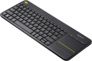 Logitech wireless keyboard k400 plus, multi-touch touchpad, nano receiver, usb, retail, black, eng Thumbnail 2